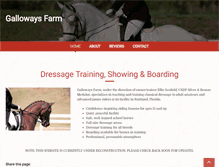 Tablet Screenshot of gallowaysfarm.com